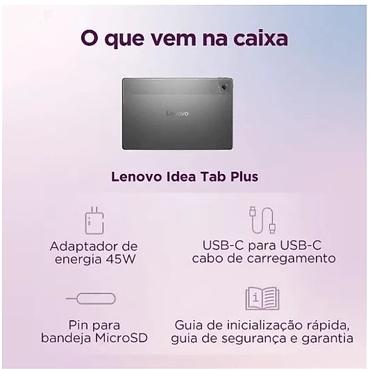 Tablet Lenovo Idea Tab Plus Octa Core 8GB RAM 256GB Luana Grey