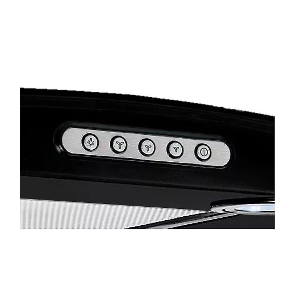 Coifa Vidro Curvo Parede Black-inox Terim 220V