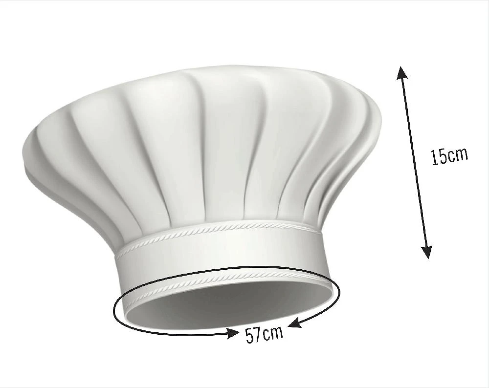 Miniatura Chapéu de Cozinheiro Mestre Cuca Marrom