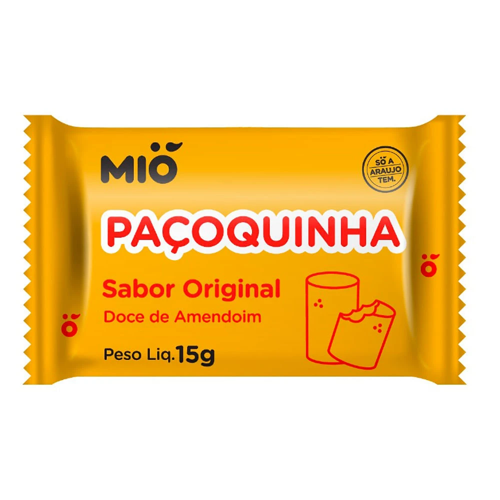 Pacoquinha Rolha Mió Sabor Original 15g