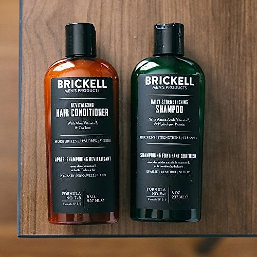 Shampoo e Condicionador Para Homens Revitaliza Força e Volume Orgânico 237ml