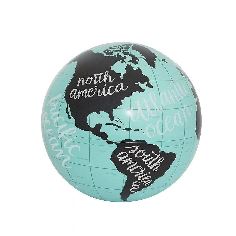 Globo Mundial Giratório Luminária – Descubra O Mundo Em Sua Mesa - Verde