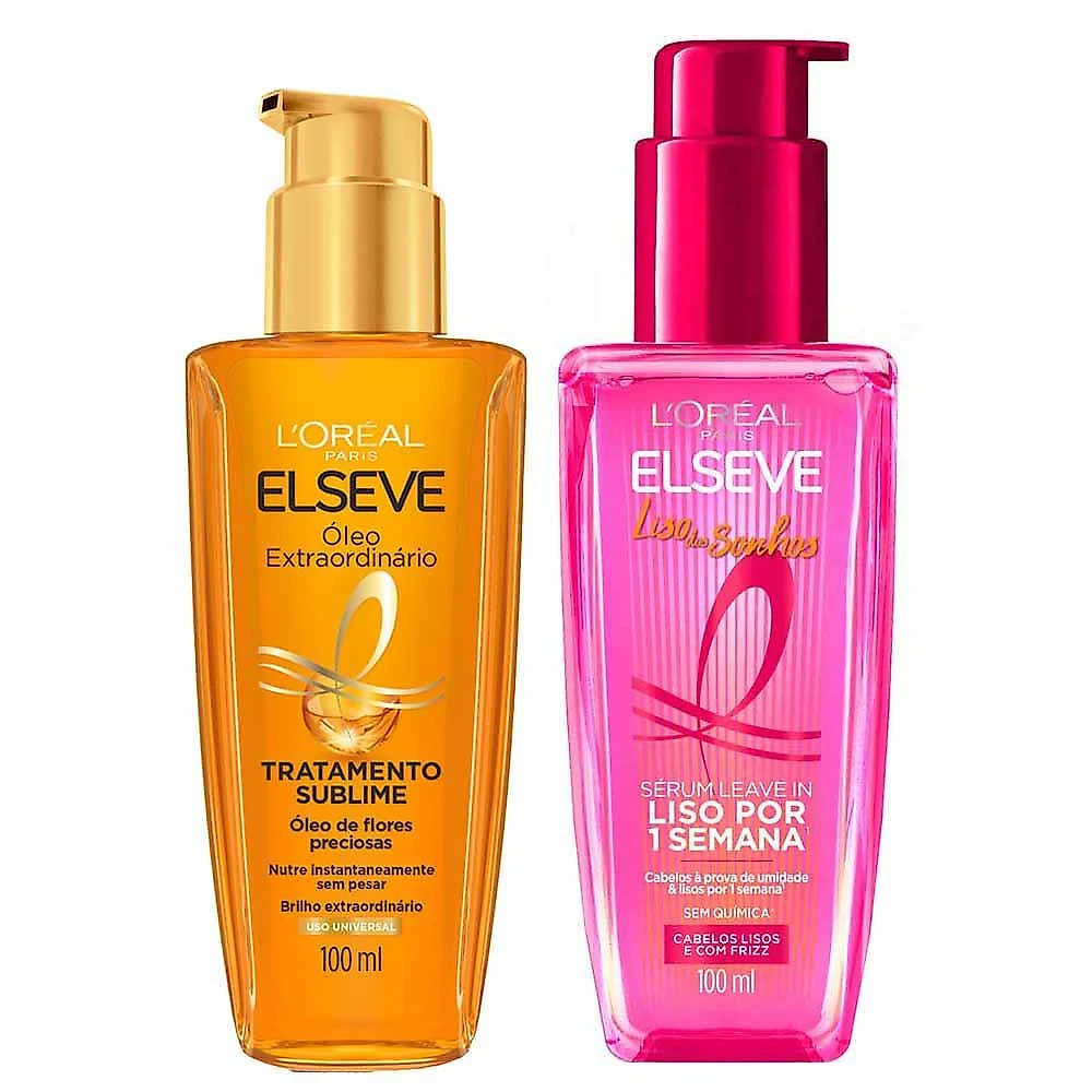 Elseve kit - Óleo extraordinário + sérum liso dos sonhos
