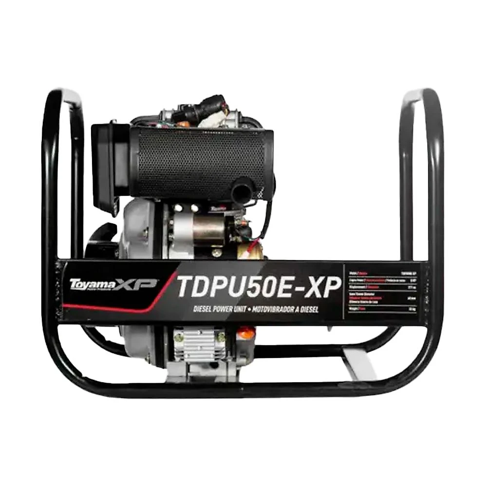 Motor Vibrador Diesel 5,0Hp Tdpu50e-xp + Bomba Submersível Com Mangote SC3SUBKIT TOYAMA
