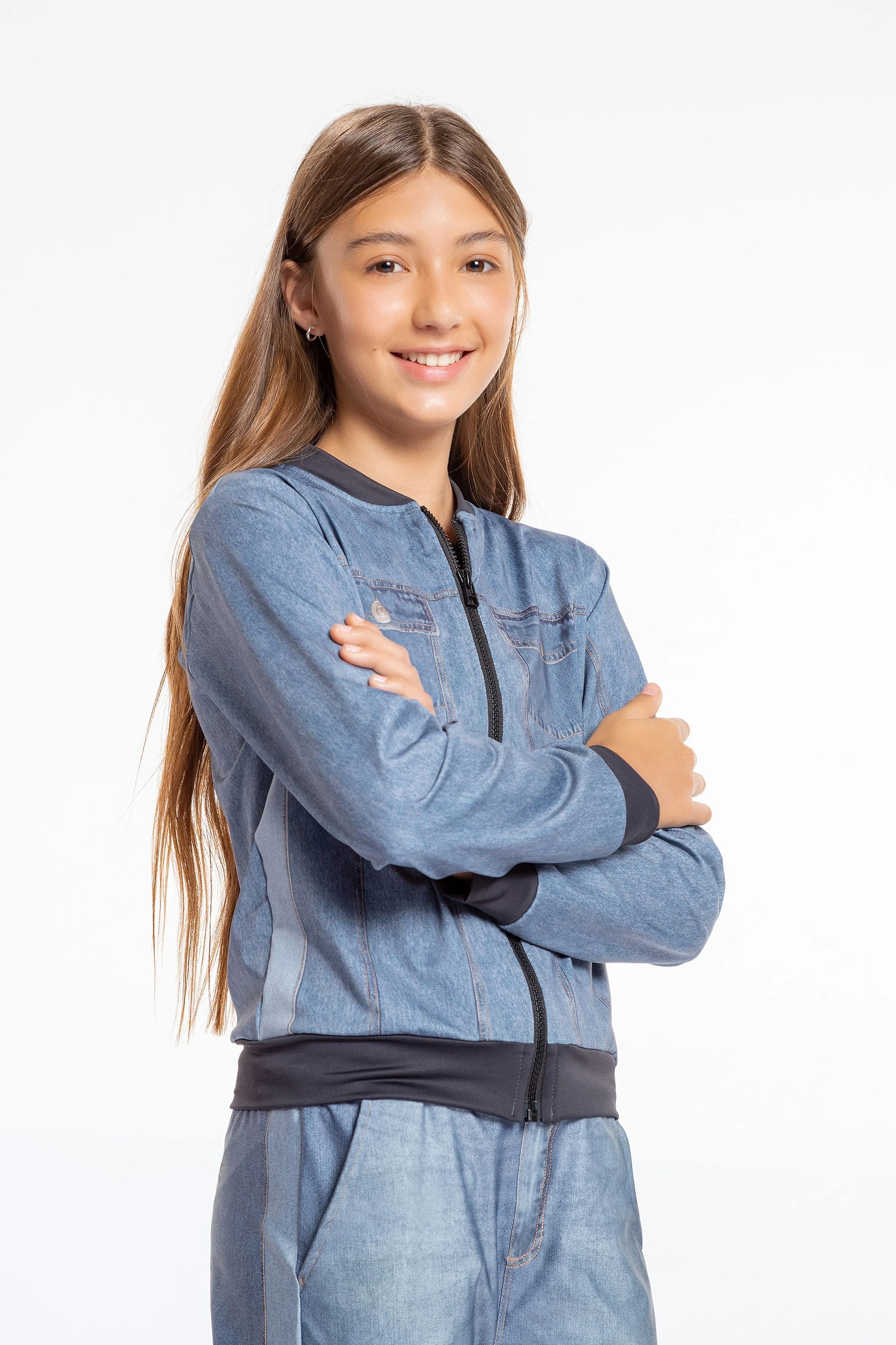 Jaqueta Blend Denim Kids - Azul - LIVE!