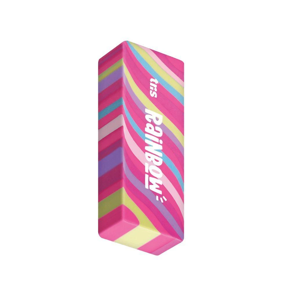 Borracha Tris Rainbow Arco-Íris Livre de PVC e Atóxica 1 Unidade Rosa