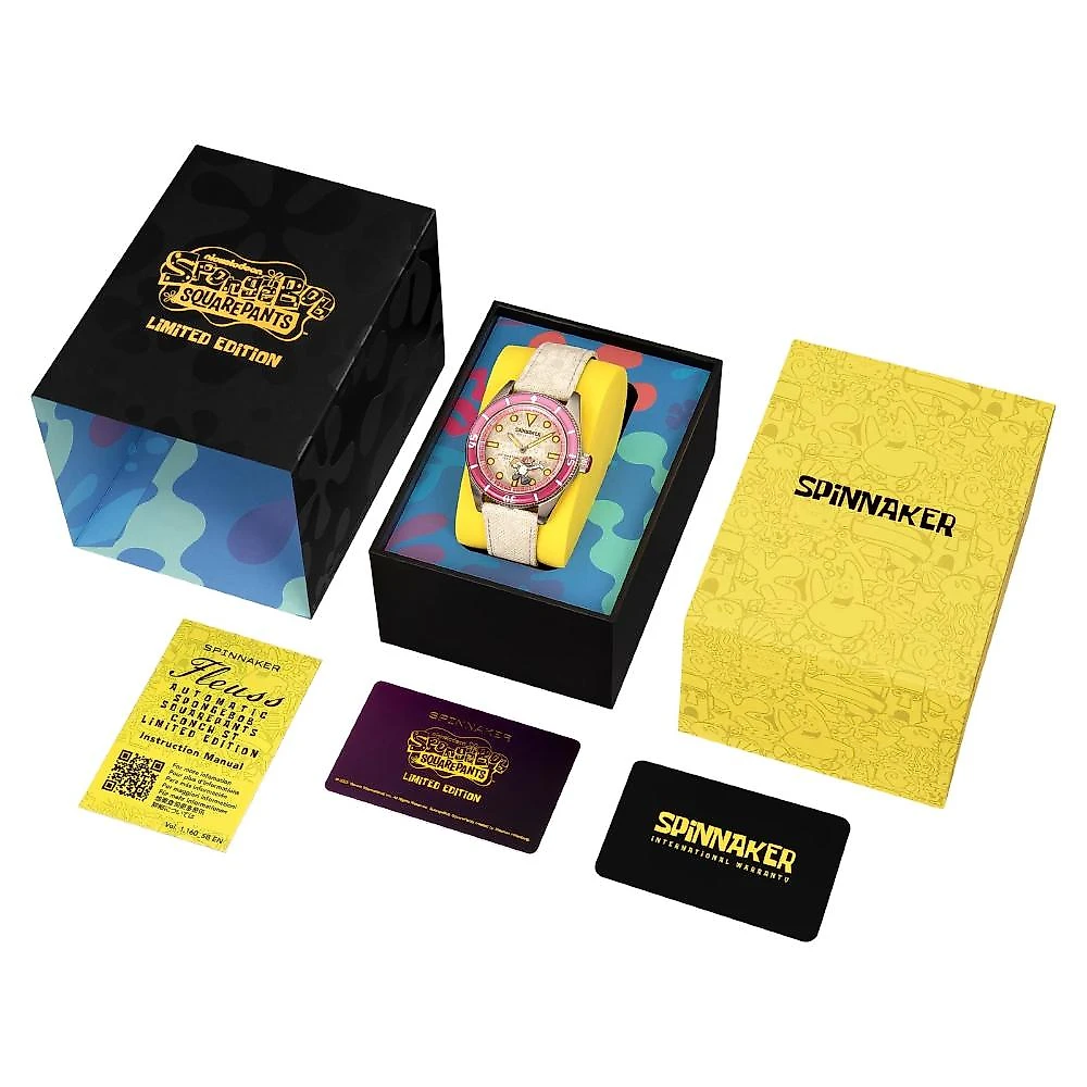 Relógio Spinnaker Fleuss Bob Esponja Sandy White Frenemies Limited Edition SP-5160-03