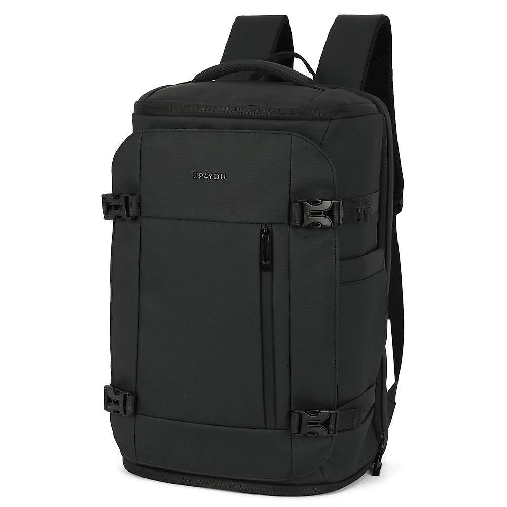 Mochila para Notebook Up4you Pu Impermeável Porta Calçados 25L Preto Executiva