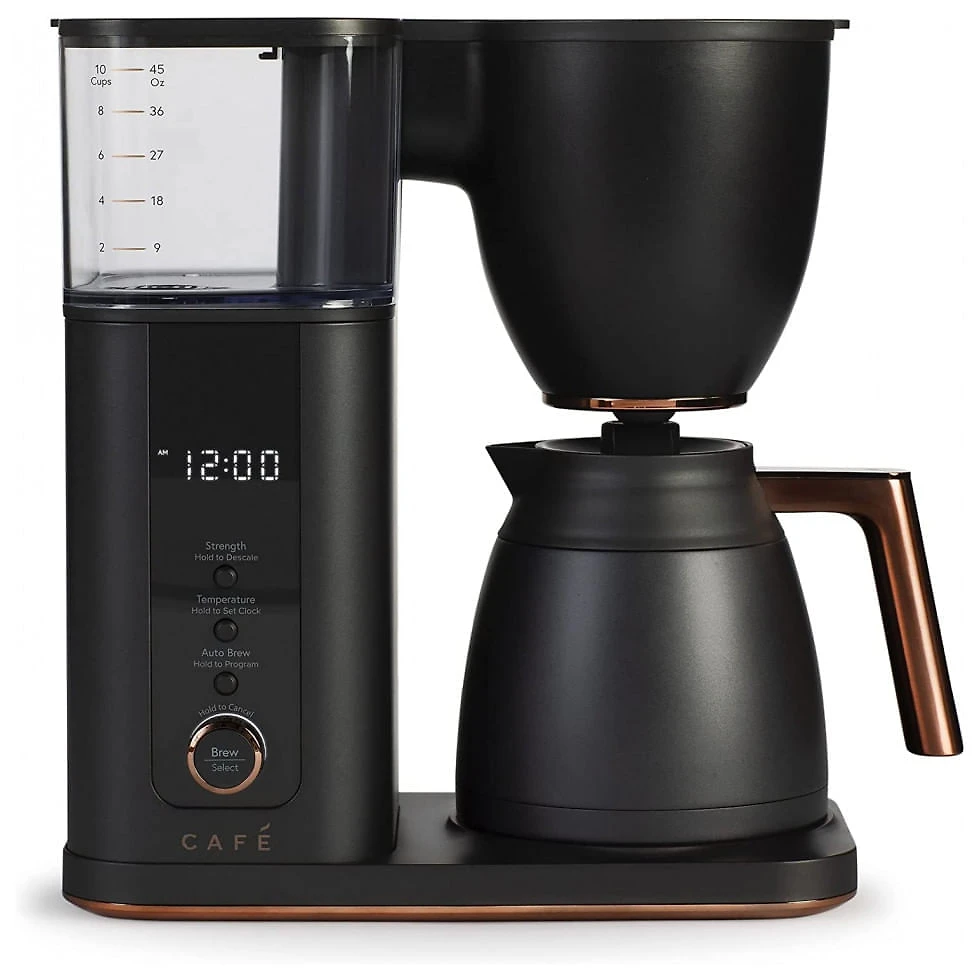 Cafeteira Elétrica Programável CAFÉ C7CDAAS3PD3 2.4L com Temporizador, Conexão APP, 110V, Preto Fosco