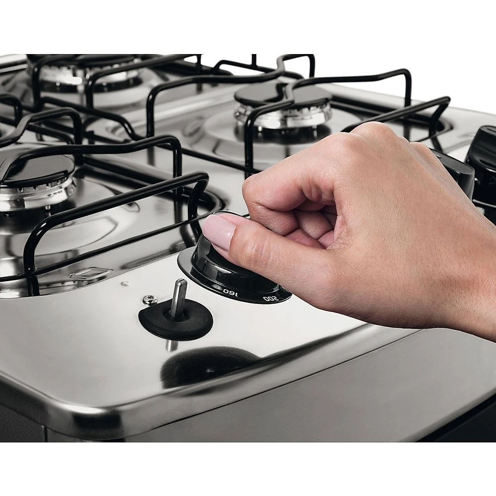 Fogão a Gás de Piso 4 Bocas com Acendimento Automático Consul - CFO4NAR Inox - Bivolt