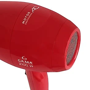 Secador de Cabelos GA.MA Italy Lichia Ceramic Íon Motor AC Profissional 2100W - Vermelho 110V