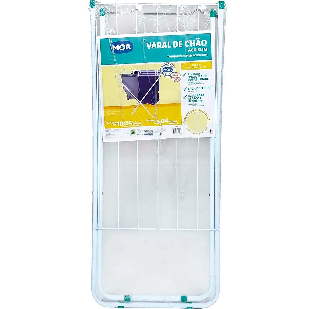 Varal de Chão Retrátil Slim Mor