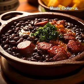 Panela Elétrica de Pressão Mondial Digital Master Cooker PE-40 3L - Preta/Inox 110V