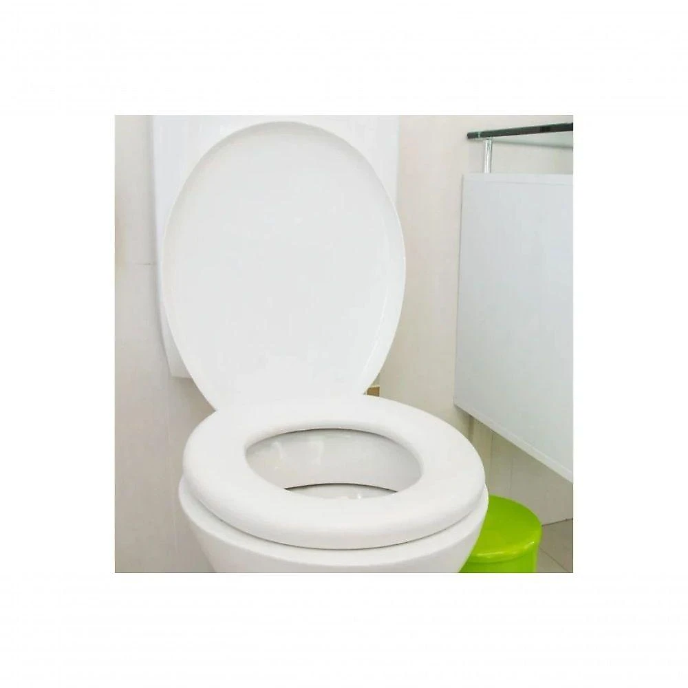 Assento Almofadado Oval Branco webcontinental-7891222039755