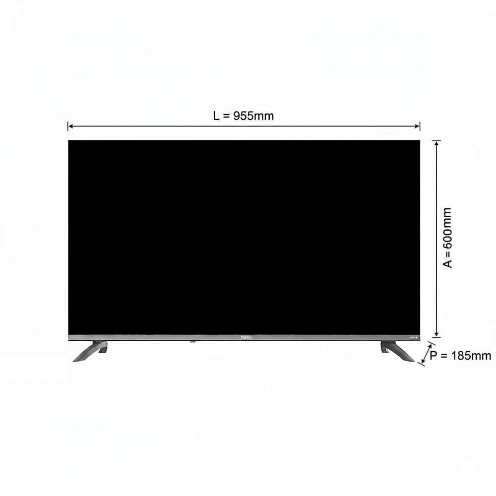 Smart tv 43" full hd philco p43cra roku tv hdr10 dolby audio