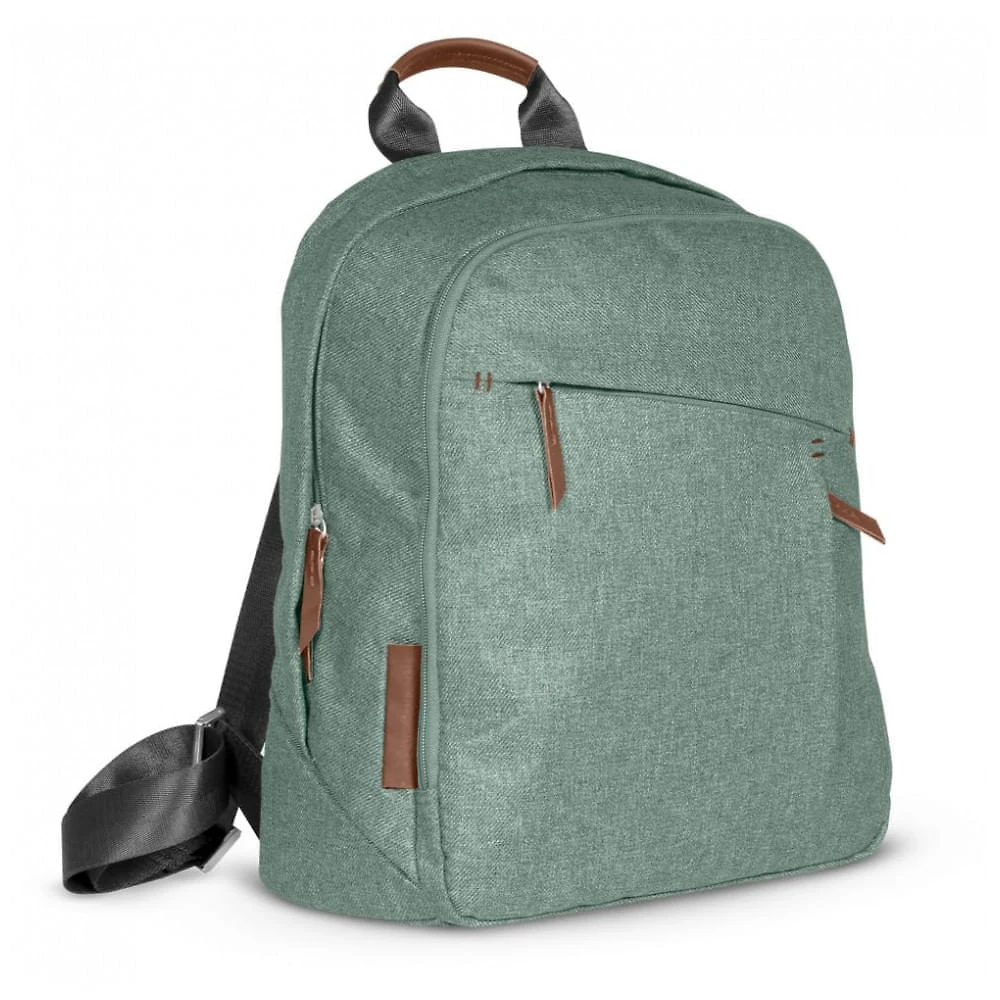 Mochila Trocador UPPAbaby Verde Melange com Compartimentos Múltiplos e Acessórios Inclusos