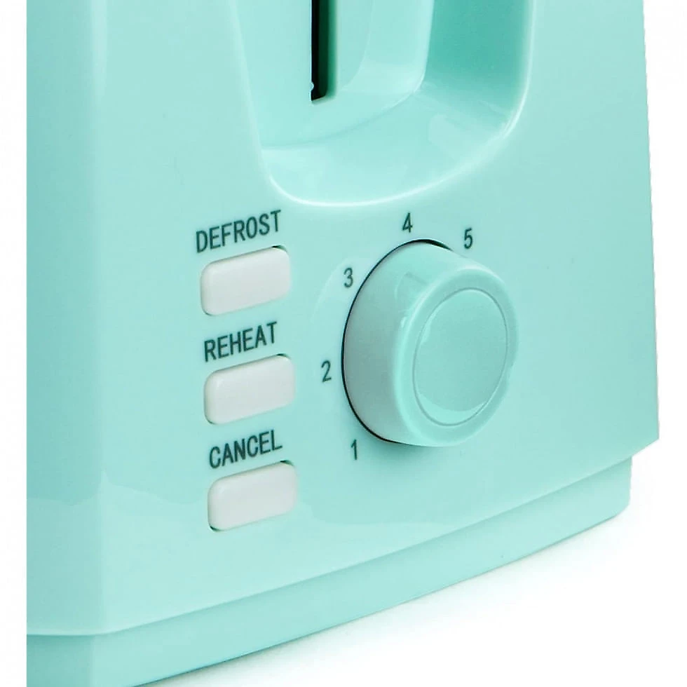 Torradeira Elétrica 2 Fatias com 7 Níveis de Tostagem, 110V, Holstein Housewares, Verde