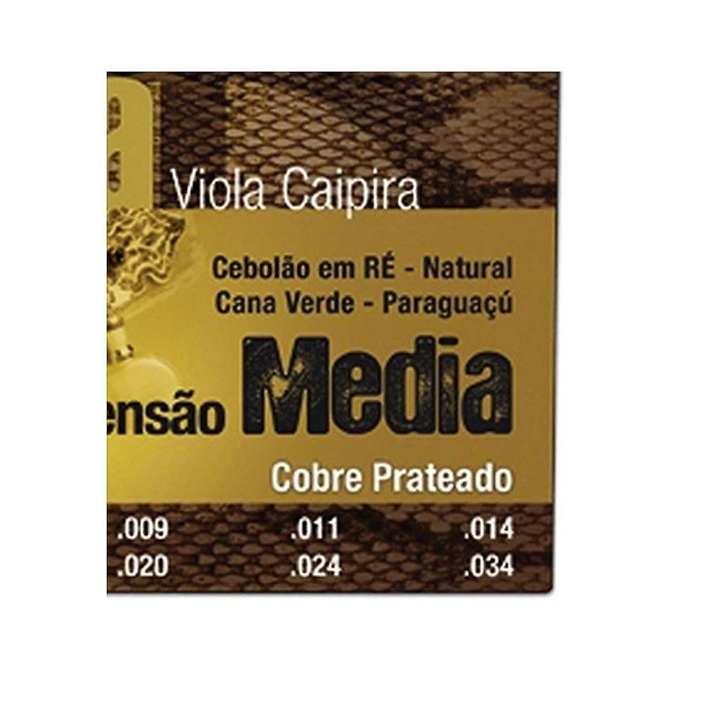 Corda para Viola Caipira GESVM Tensão Média Cobre Prateado Giannini