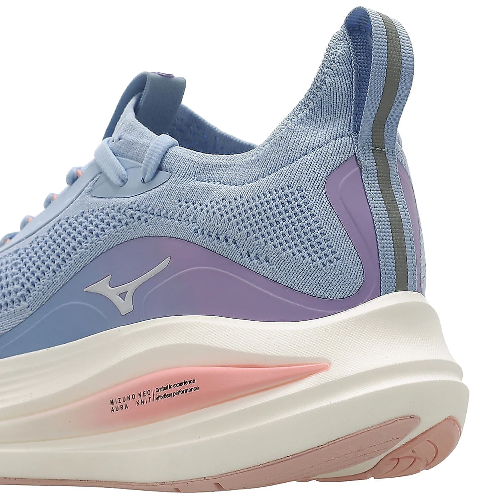 Tênis de Corrida Mizuno Neo Aura Knit Feminino Azul - 34
