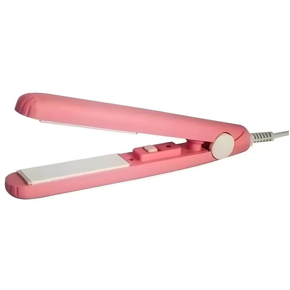 Mini Prancha Portátil de Cabelo Chapinha Placa Cerâmica 160°C com Case Utimix Bivolt