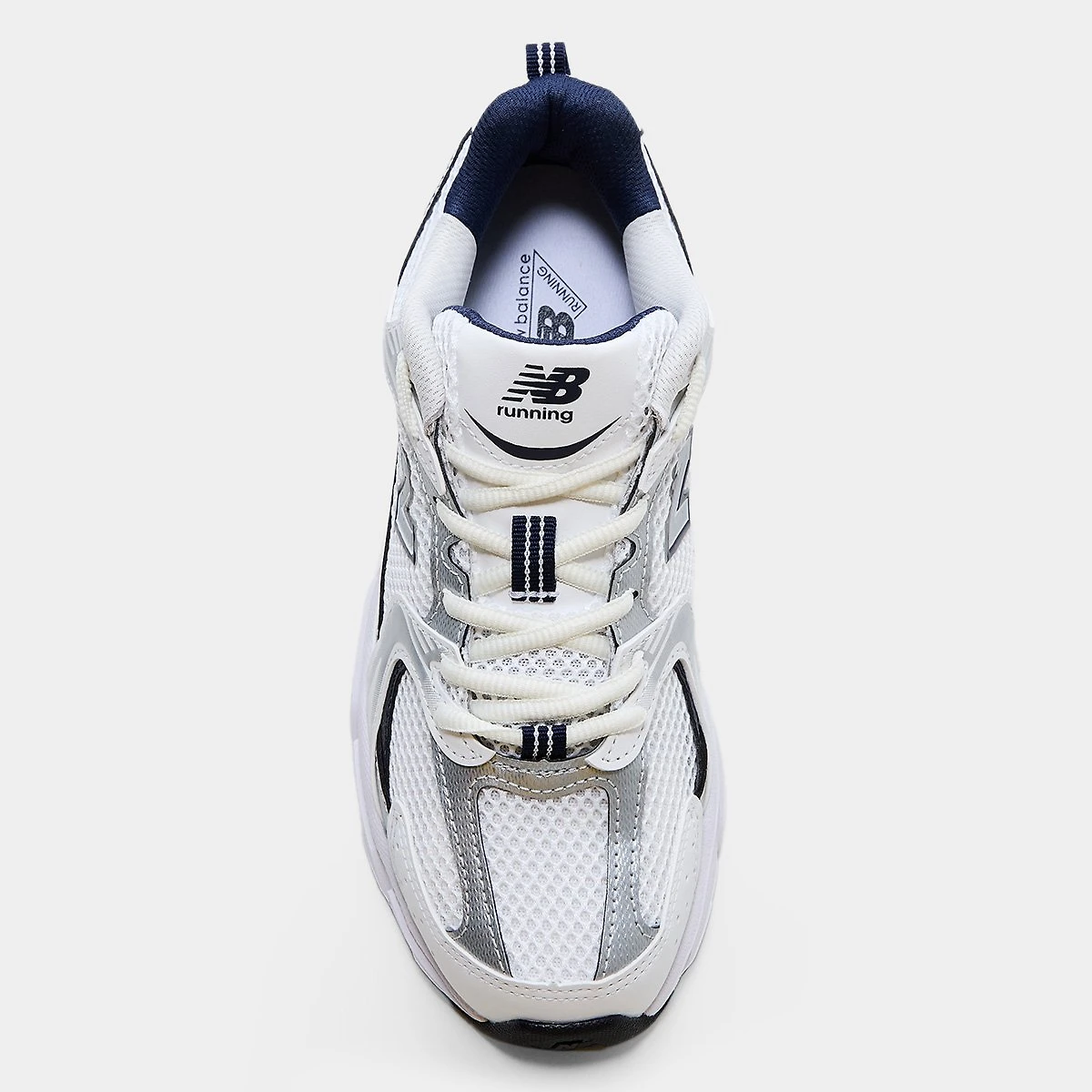 Miniatura Tênis New Balance 530 Branco+Marinho - 34