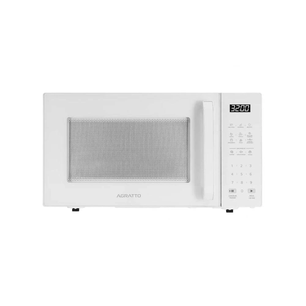 Micro-ondas branco 32l 1400w 127v agratto