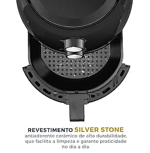 Fritadeira Elétrica Britânia BFR36A Silverstone 4,2L 1500W Air Flow Preta 110V