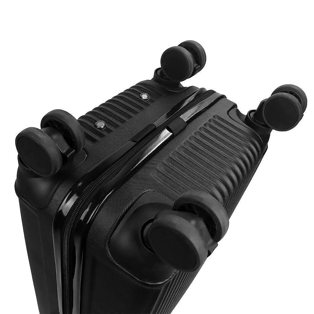 Mala de Viagem Grande Abs com Rodas 360o Zíper QMG-30 Preto Quati