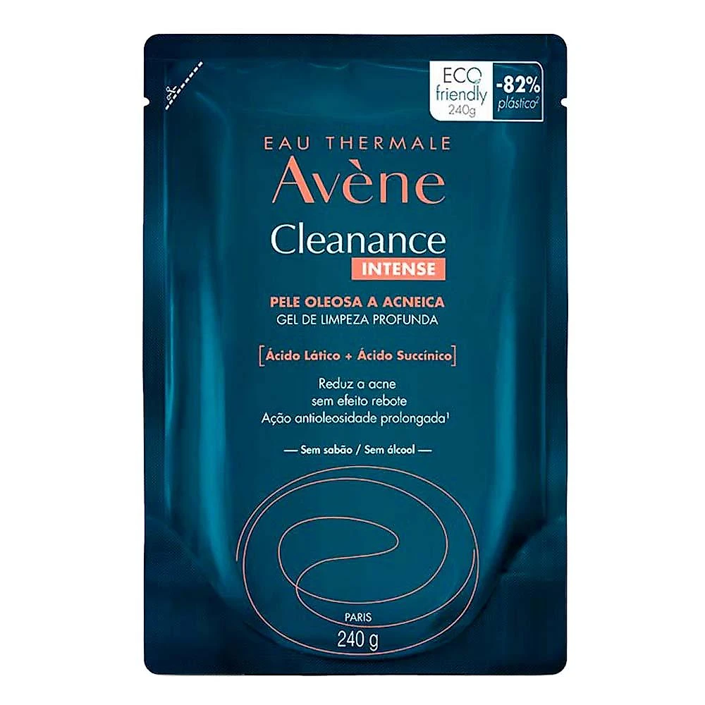 Gel de limpeza facial profunda avène cleanance intense refil - 240g