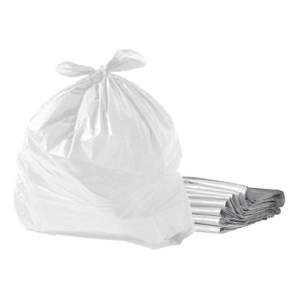 Saco de Lixo de 60 Litros Branco Leitoso 60x70x0 e 06 C-100 para Uso em Casas