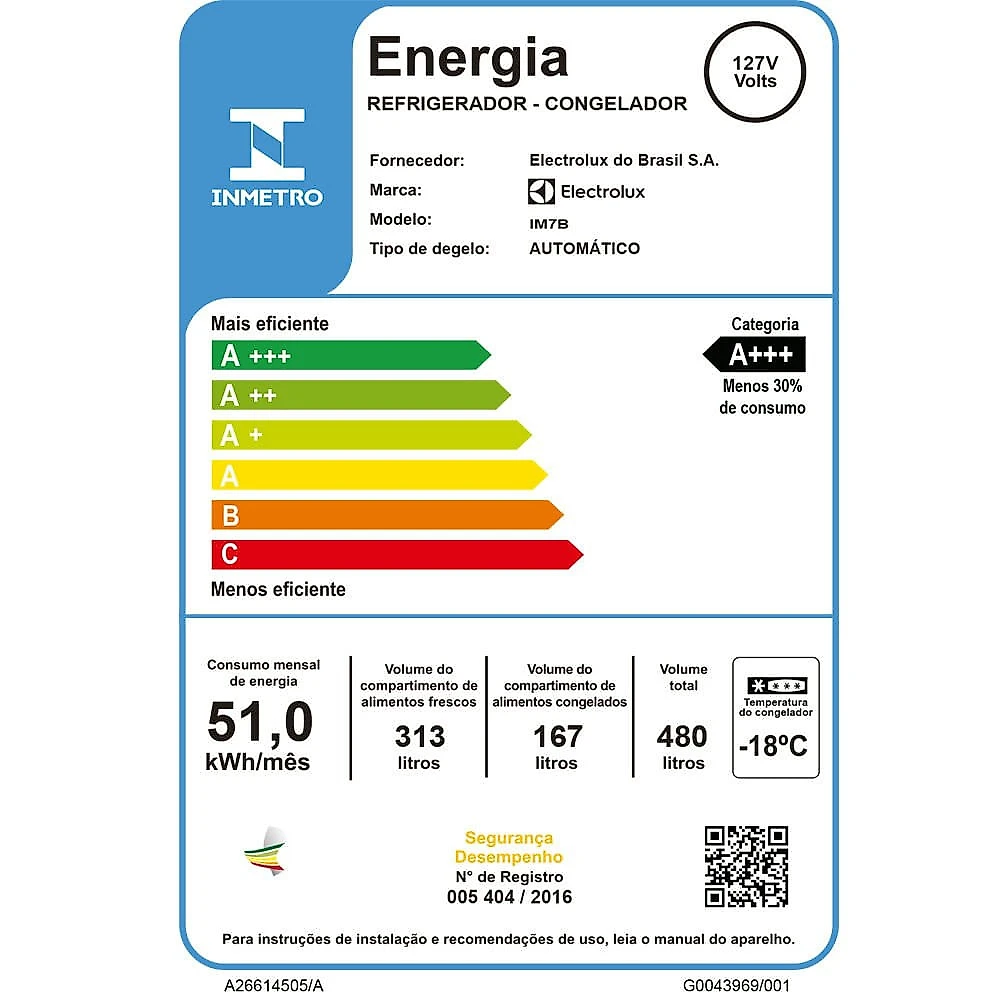 Geladeira Electrolux Efficient Frost Free French Door 480 Litros IM7B Black Inox Look - 110V