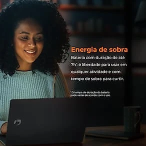 Notebook Positivo Vision C14 Lumina Bar Intel Celeron 4GB 128GB eMMC 14” HD Windows 11 Microsoft 36
