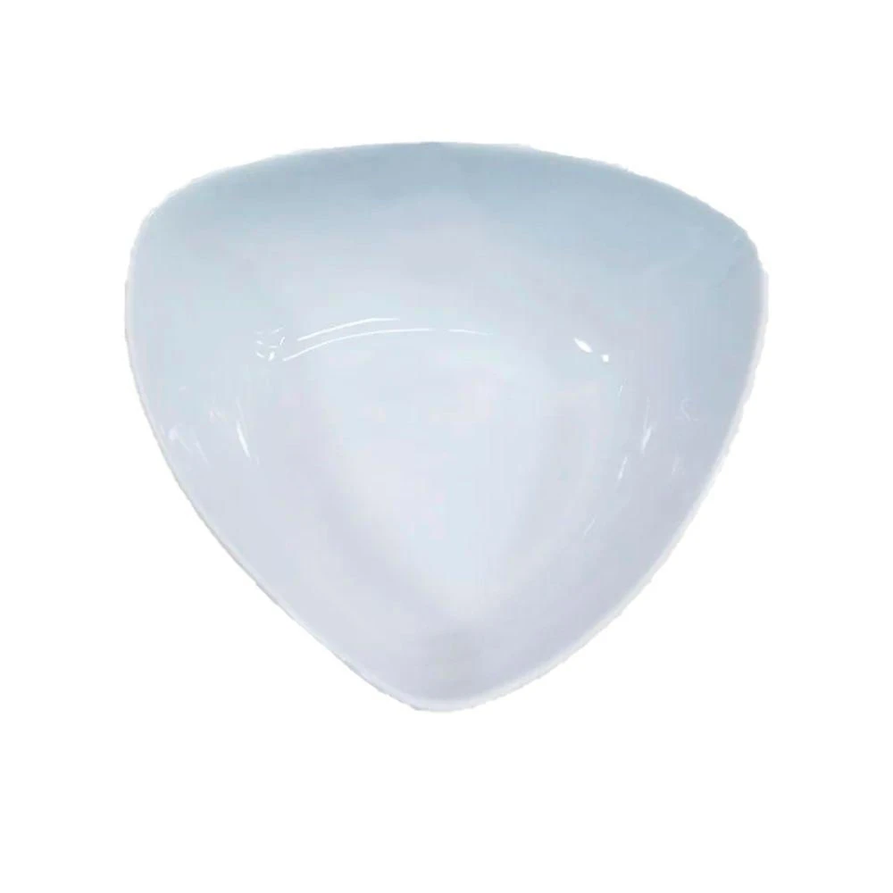 Kit 4 Tigela De Melamina Gourmet Triangular 1,4l 22x8 Cm