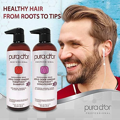 Shampoo e Condicionador Óleo de Argan Todos os Tipos de Cabelos Homens e Mulheres 473ml