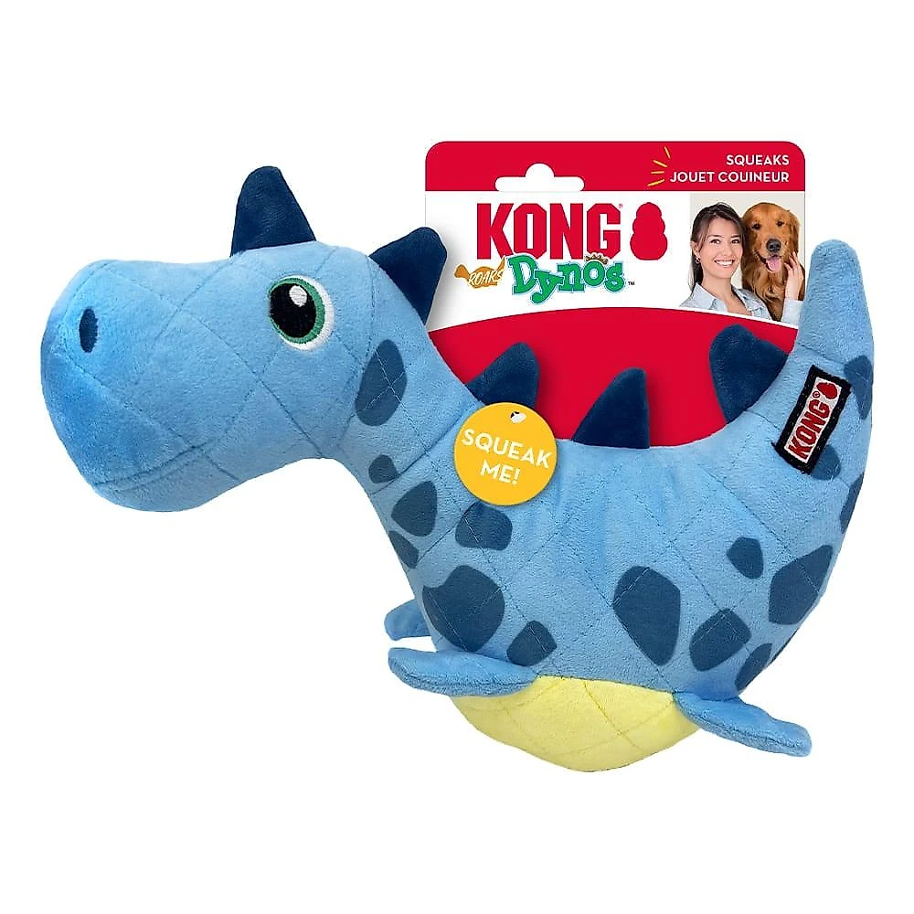 Brinquedo Pelúcia Kong Dynos Roars Azul - Tam. Único
