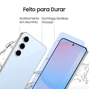 Miniatura Smartphone Samsung Galaxy S24 FE Cinza, Processador Exynos 2400e, 256GB, 8GB RAM, Câmera Tripla 50MP com Inteligência Artificial e Tela 6.7’’