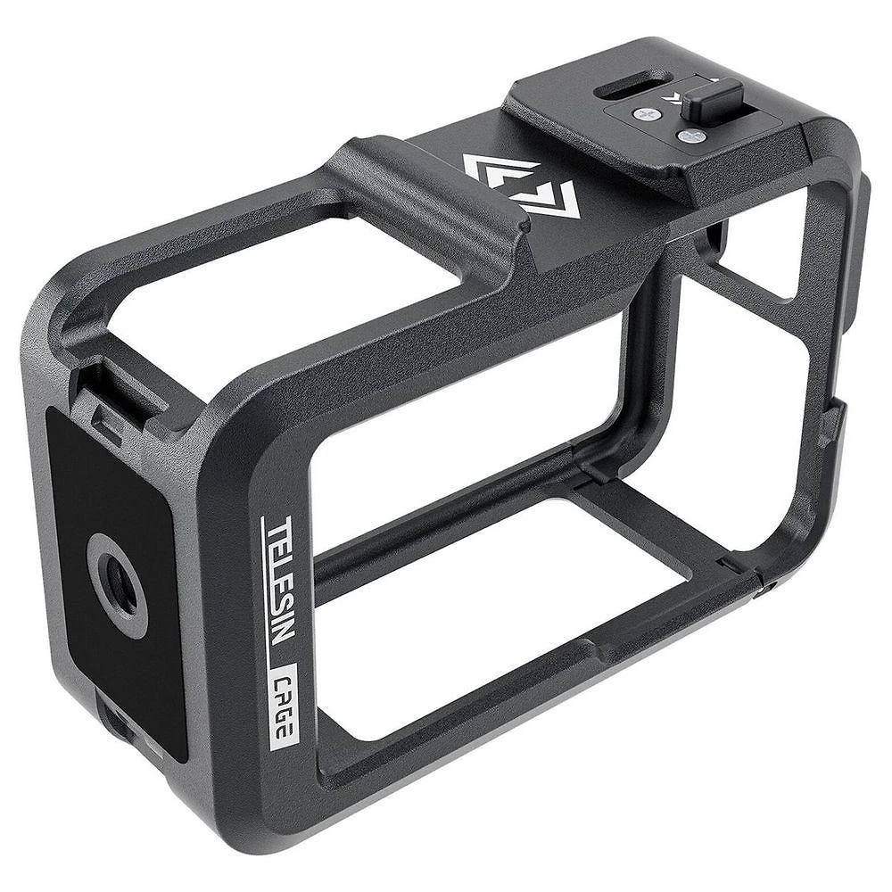 Frame Alumínio Horizontal Vertical De Dji Action 3 E 4 - Telesin