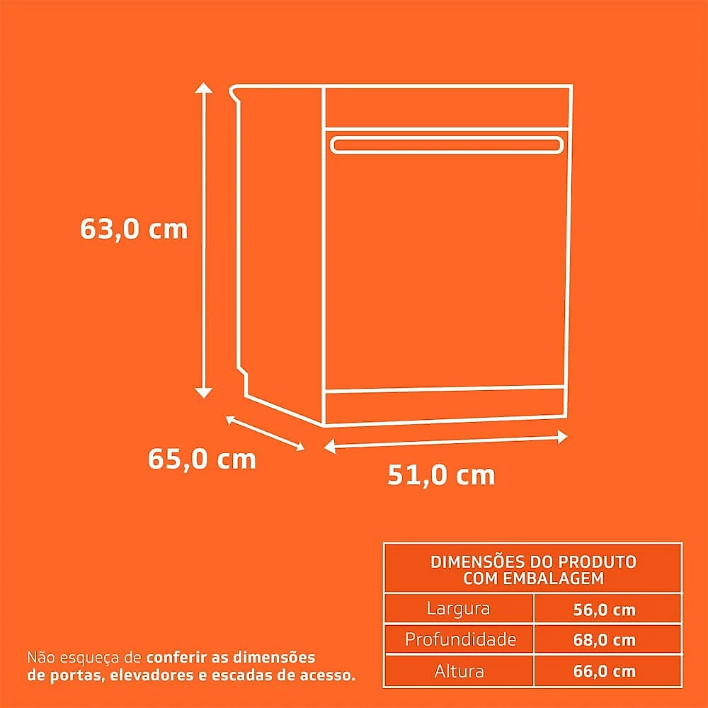 Lava Louças Brastemp 8 Serviços Econômica BLF08AE Preto - 110V