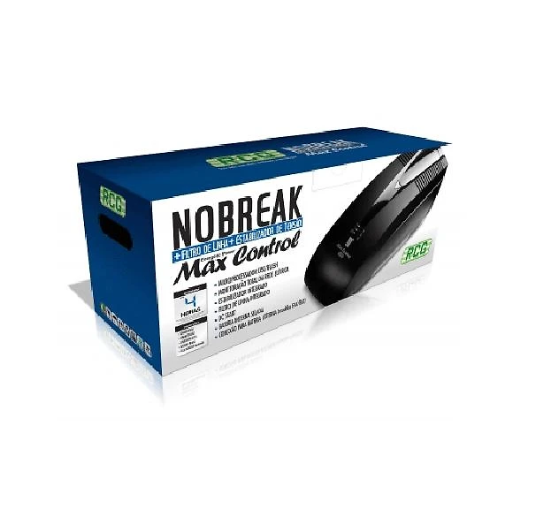 Miniatura Nobreak 1200va Energetic Power Max Control RCG Bivolt S. 115