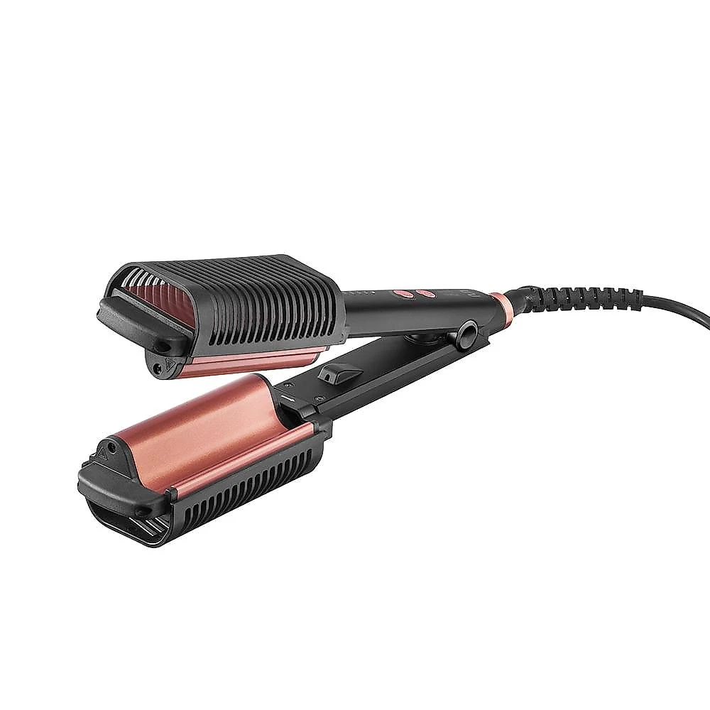 Prancha modeladora efeito sereia 2 em 1 bivolt -  eb130 rose