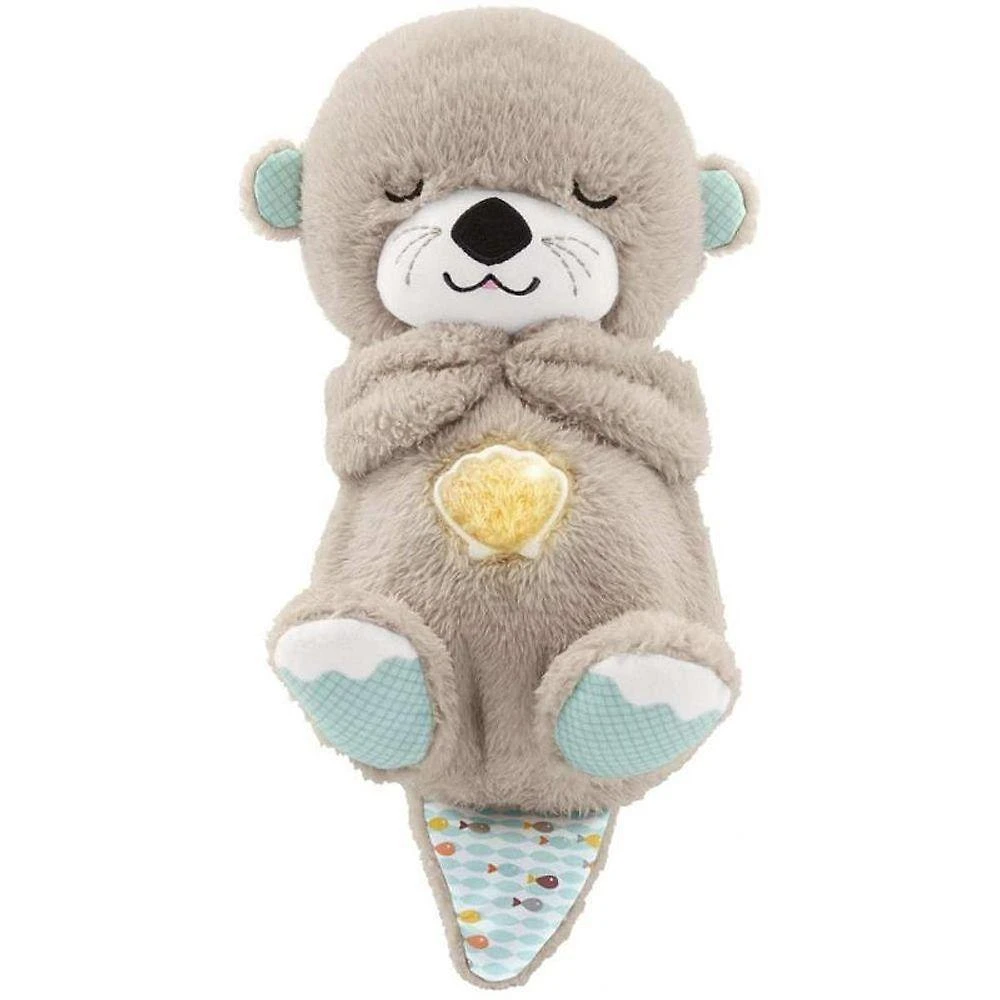Pelúcia Fisher Price Lontra Hora de Dormir com Sons e Luzes Mattel