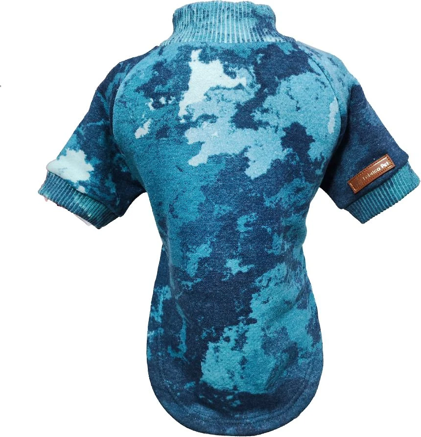 Blusa Moletom Tie Dye Azul - Tam. 05