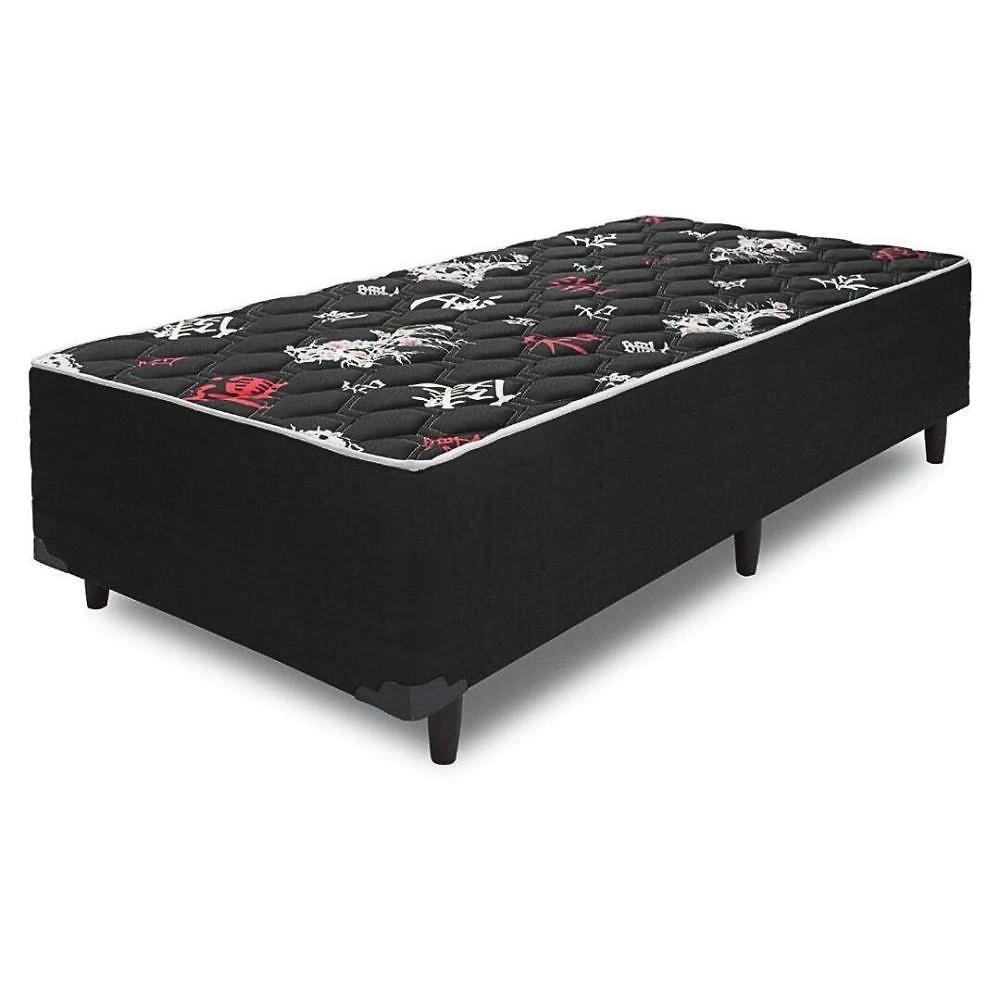 Cama Box Solteiro Conjugada Ortopédica 43x88x188 5cm