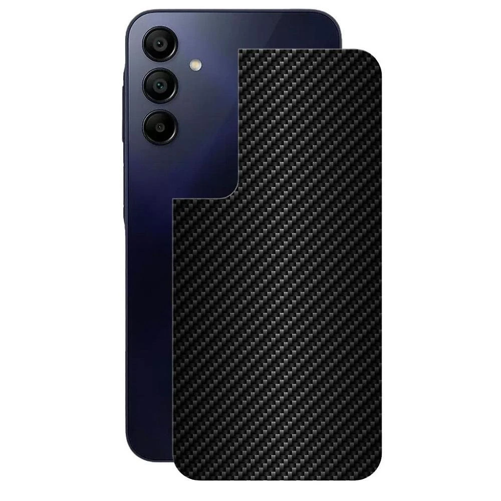 Película Para Samsung Galaxy A15 - Traseira De Fibra De Carbono Preta - Gshield