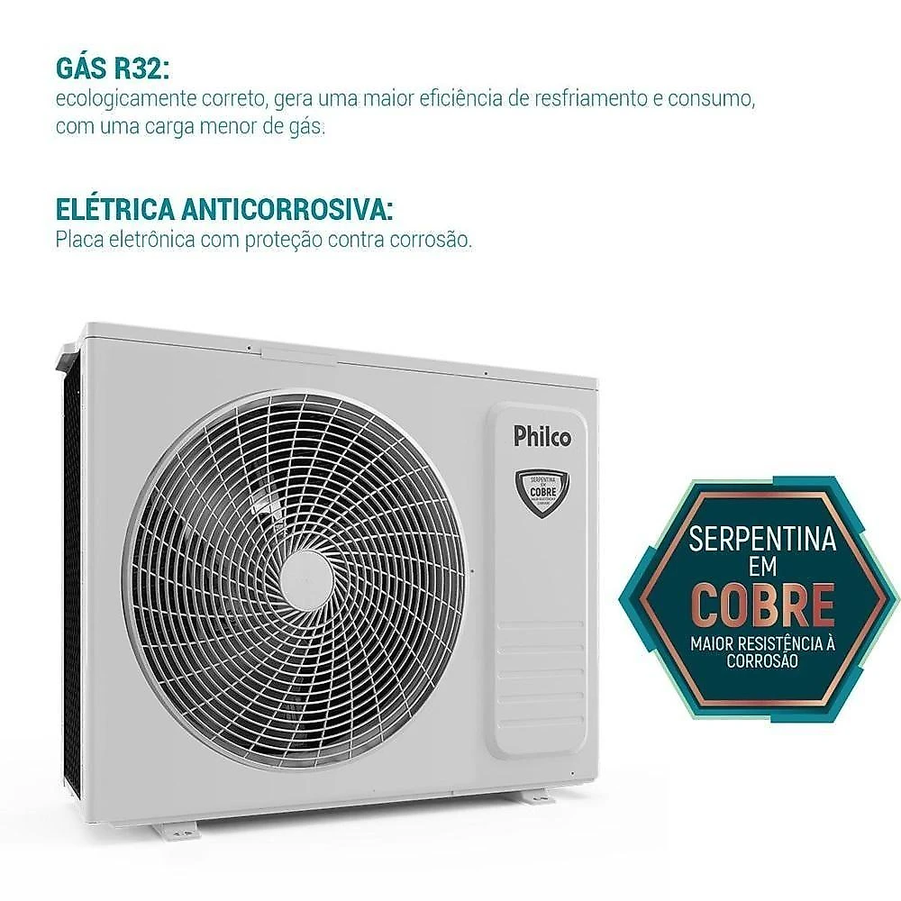 93CM Ar Condicionado Split Hi Wall Philco 18000 BTUS Frio 220V PAC18FI