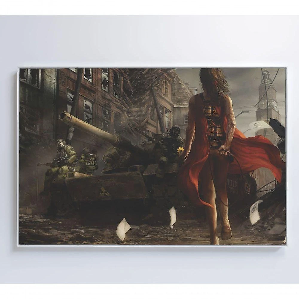 Quadro Jogo Battlefield 60x40 Cm Vidro Impresso