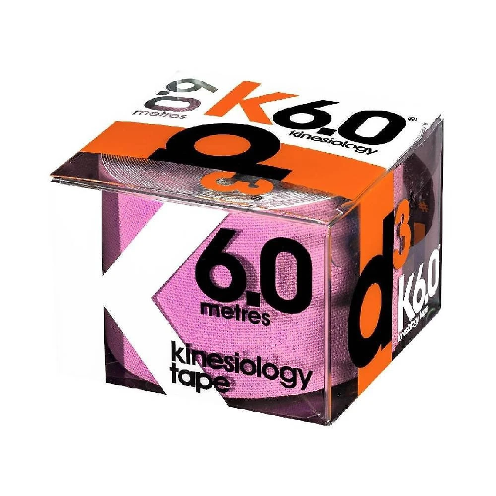 Bandagem Adesiva Elástica Kinesio Rosa 6 Metros
