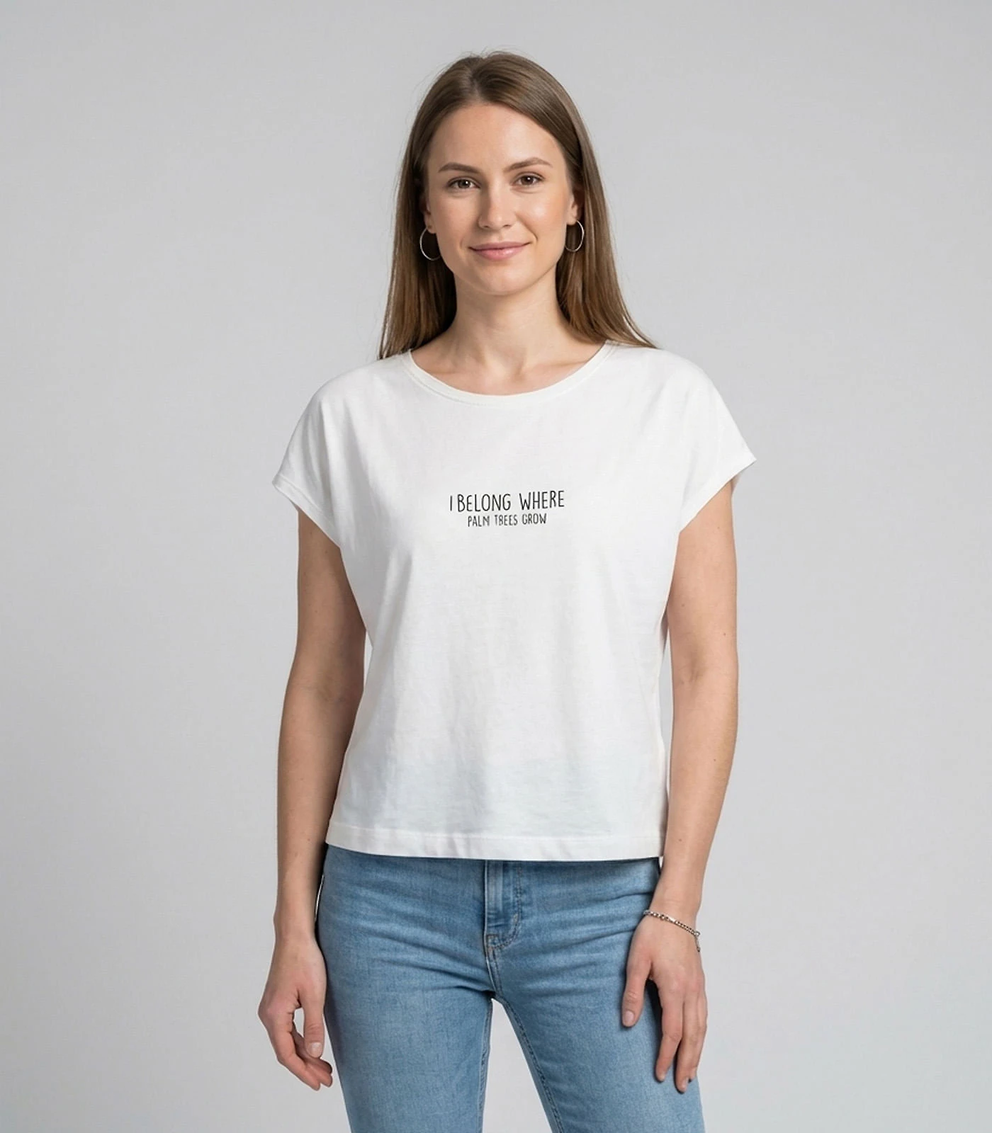 Blusa Feminina Com Estampa Localizada Infinita Cor Branco