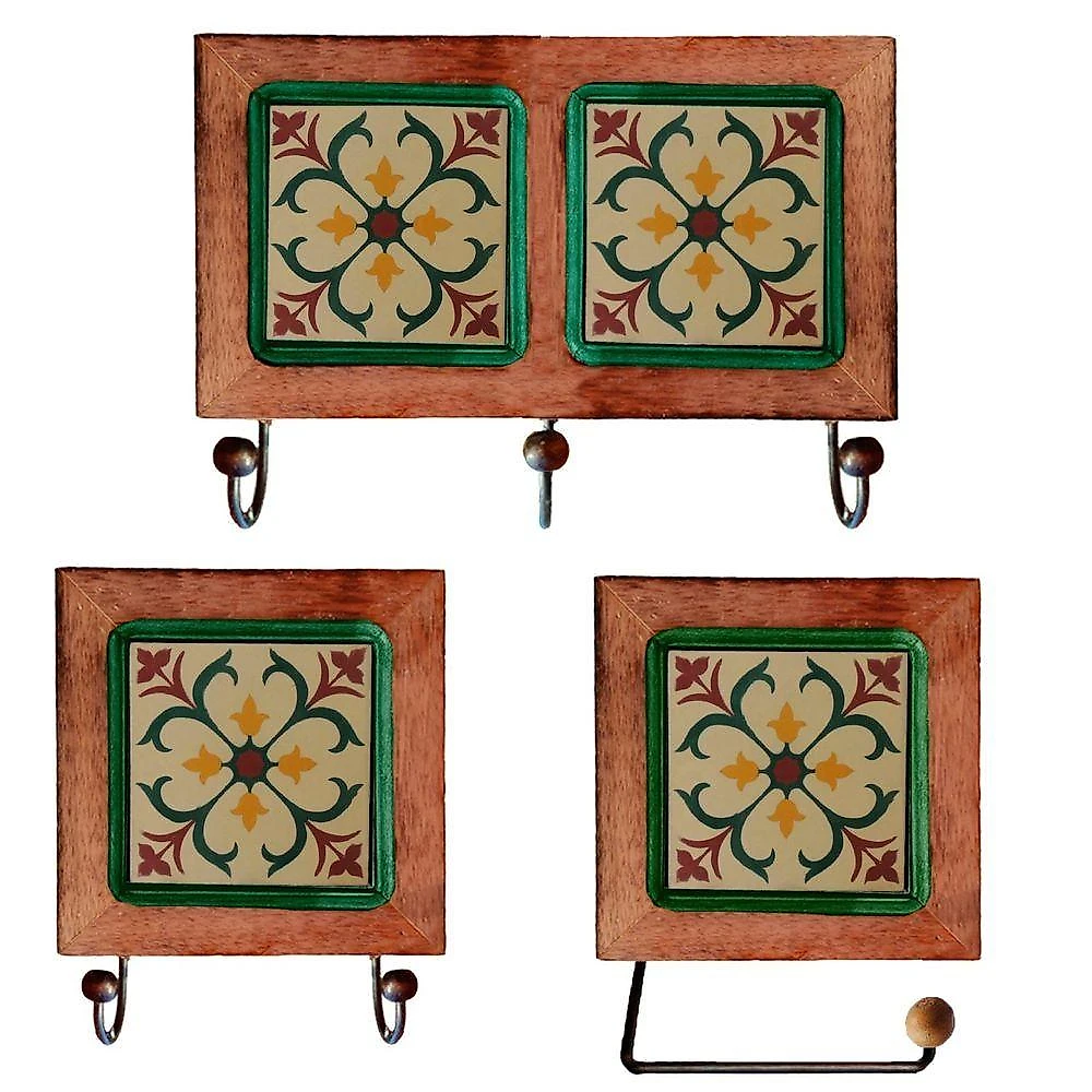 Kit de Banheiro Ladrilho I1 Artesanal com Detalhe em Ladrilho Hidráulico Amadeirado Estilo Rústico 3 webcontinental-7893154048454