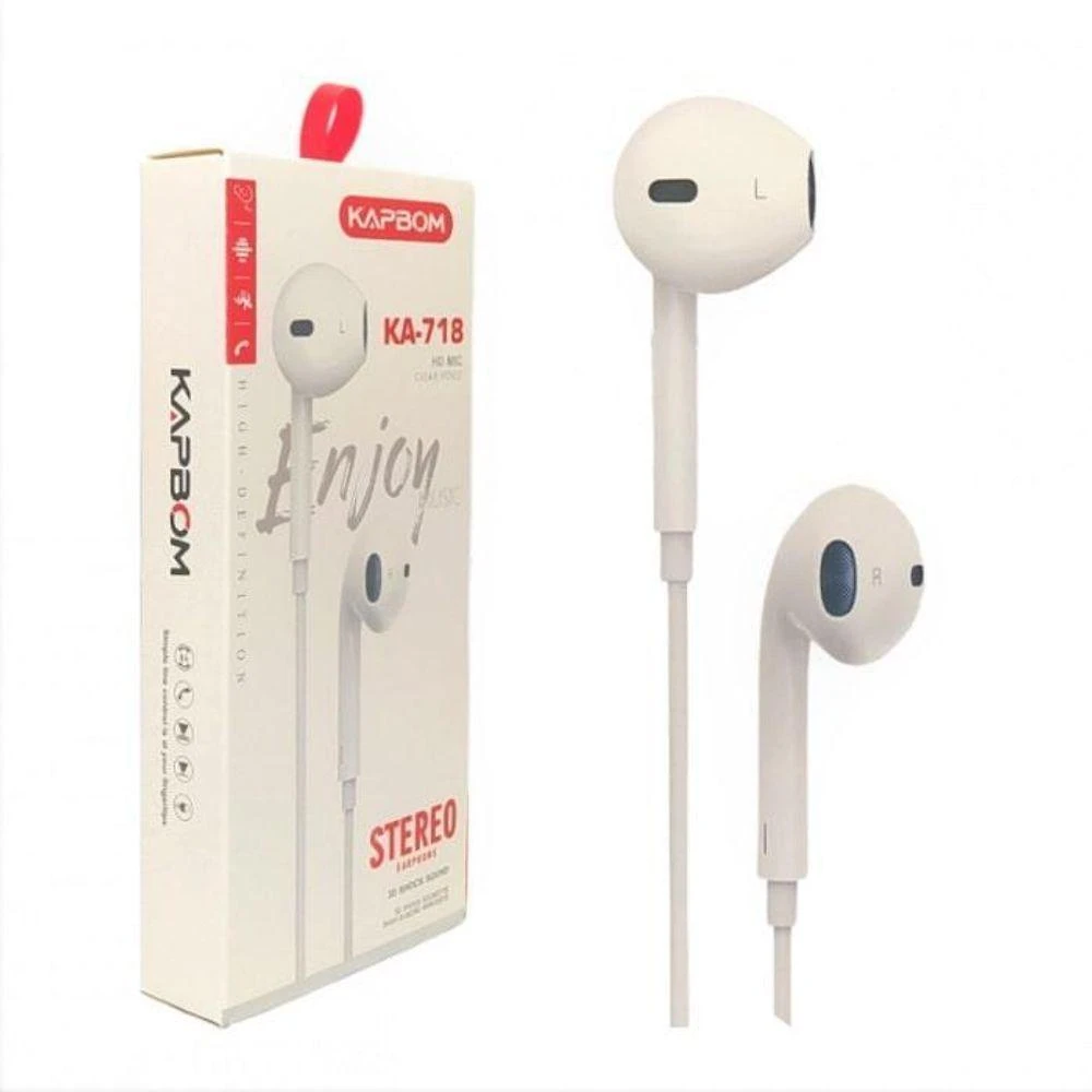 Fone De Ouvido Com Fio E Microfone Entrada P2